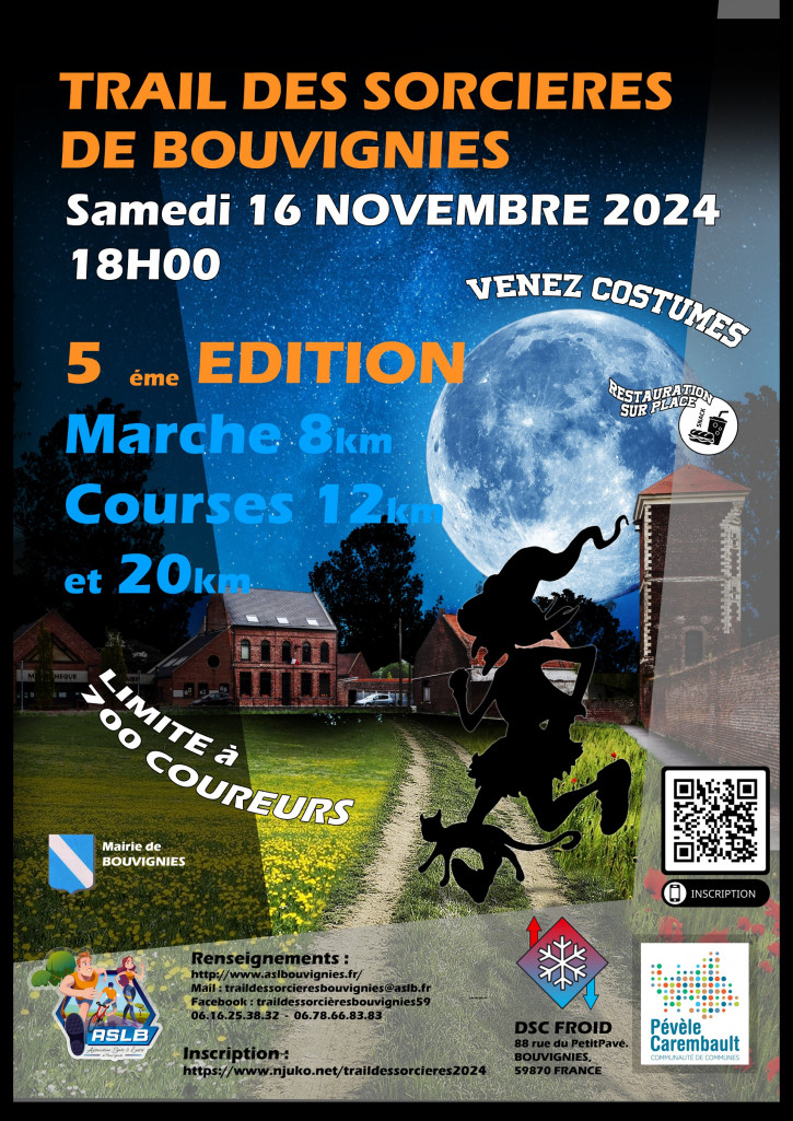 Trail des Sorcières Le 16 nov 2024