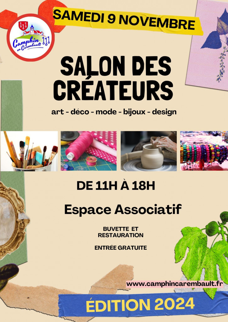 Salon des Créateurs Le 9 nov 2024